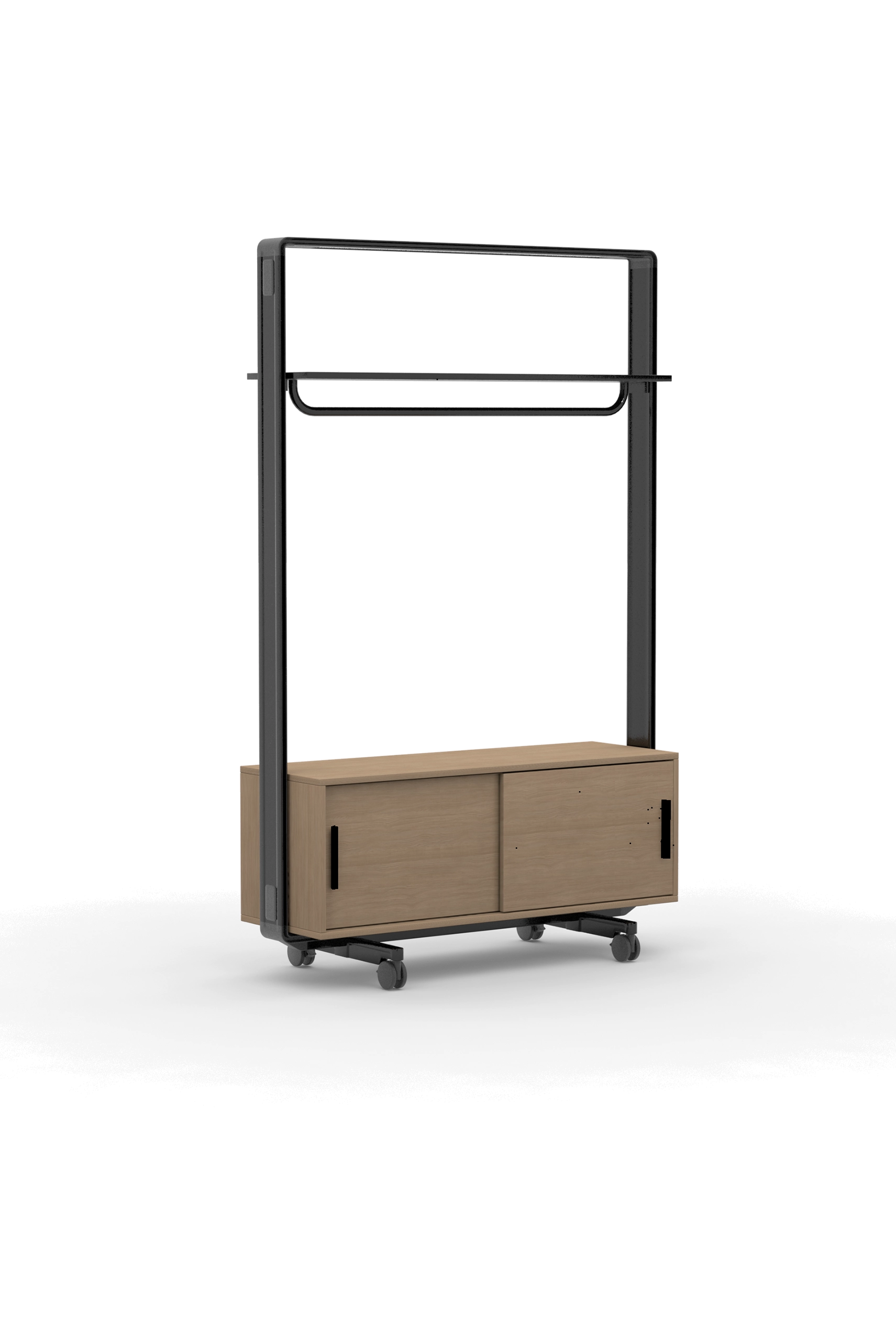 AW2012CHSL / Coat Hangar with Sliding Door Unit