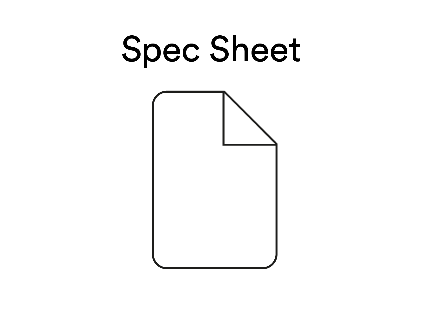 spec sheet